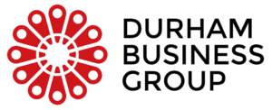 Durham Business Group logo, created in a rebranding project by Stick Marketing