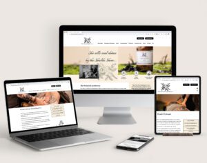 Website design for Botanical Apothecary ecommerce website